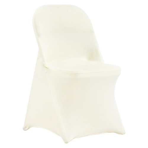 VEVOR Stretch Spandex Folding Chair Covers, Universal Fitted Chair Cover, Removable Washable Protective Slipcovers, for Wedding, Holiday, Banquet,