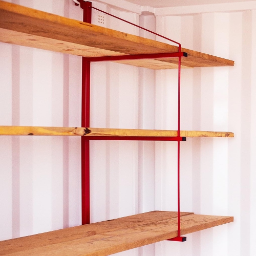 Image 1 of 6.. ‎BoxBilt Shipping Container Shelf Brackets, 2-Pack