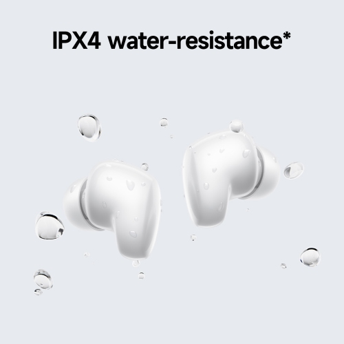 Xiaomi Redmi Buds 6 Play – True Wireless Earbuds with Deep Bass, 36-Hour Battery, IPX4 Water Resistance & Bluetooth 5.4, White