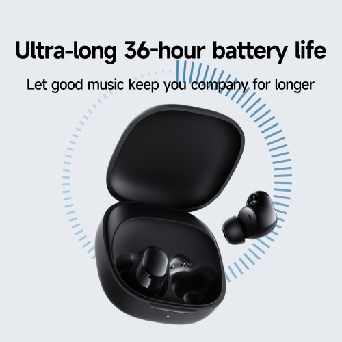 Xiaomi Redmi Buds 6 Play – True Wireless Earbuds with Deep Bass, 36-Hour Battery, IPX4 Water Resistance & Bluetooth 5.4, Black