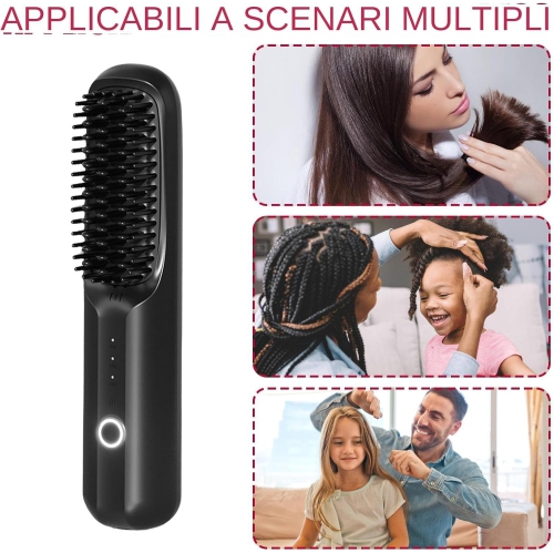 Fer plat ionique facile à transporter – température réglable, cordon anti-enchevêtrement, fer plat ionique négatif, fer plat lisse