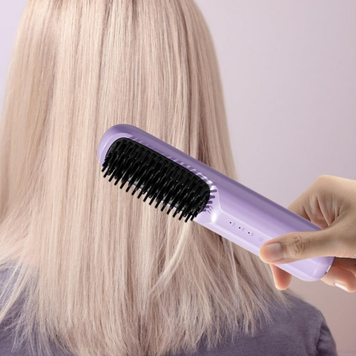 Brosse lissante ionique avec ions négatifs – Réchauffe rapidement, sans frisottis