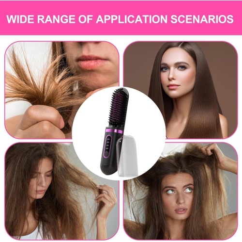 Fer plat rechargeable, fer plat multifonctionnel, fer plat portatif, fer plat électrique, fer plat sans fil intime, pratique à utiliser