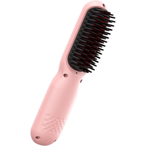 Wireless hair straightener, negative ions, no hair damage, portable mini curling iron, 4-speed USB hair straightener - lightweight, travel-specific