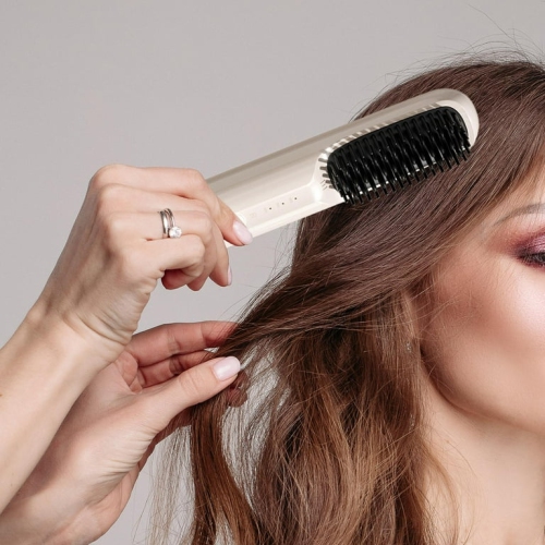 The Perfect Gift: Ionic Straightening Brush – Healthy, Smooth Hair Anytime, Anywhere I Go Ionic Straightening Brush