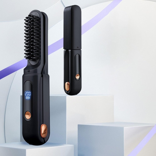 Fer à friser électrique double-usage à double usage pour cheveux droits à température contrôlée deux-en-un sans danger pour les cheveux droits