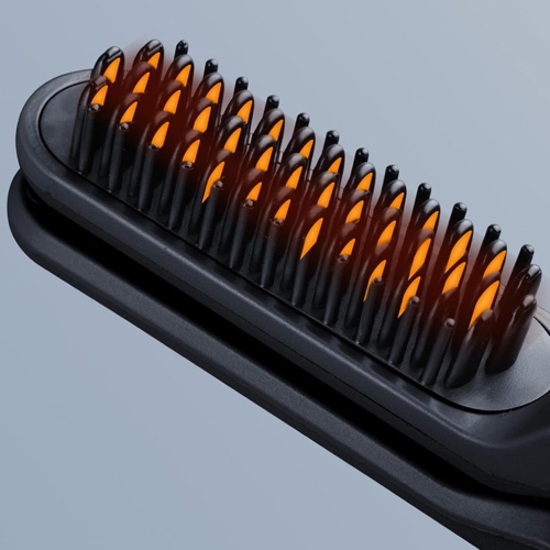 Fer à friser électrique double-usage à double usage pour cheveux droits à température contrôlée deux-en-un sans danger pour les cheveux droits