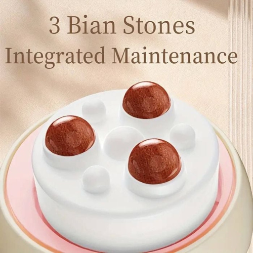 Intelligent red light Bianstone children's abdominal massager heating abdominal massager warm uterus warm abdomen dredge meridian physiotherapy