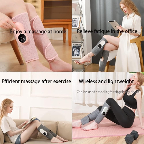 Leg Massager with Heating Automatic Heating Wireless Charging Leg and Foot Massager Leg Massager, Calf Massager Leg Massager with Knee Heating