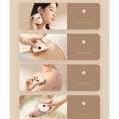 Gua Sha Board Massager, Electric Heated Gua Sha Facial Tool 3 Levels for Neck Face Firming Massager