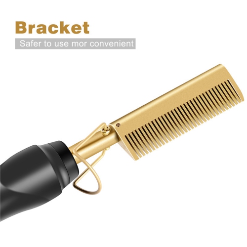 Hair Straightener - Women's Ceramic Hot Comb Straightener Men's Beard Straightener Electric Hot Comb Pressing Comb