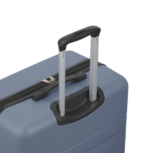 Bugatti - Lisbon 2 Piece Hardside Luggage Set with Expansion - Blue