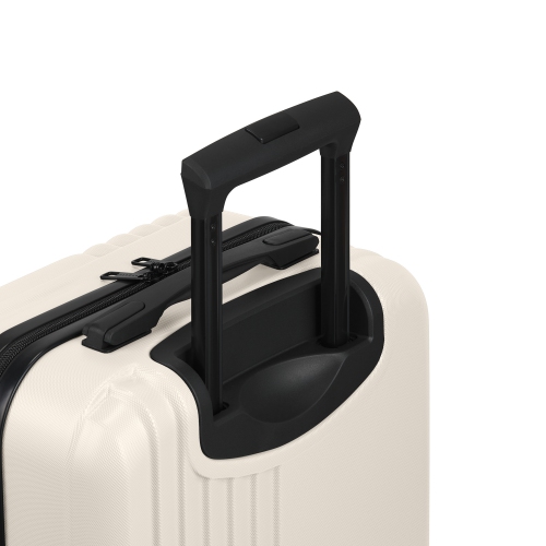 Bugatti - The Classic 2 Piece Hardside Luggage Set with Expansion - Off White