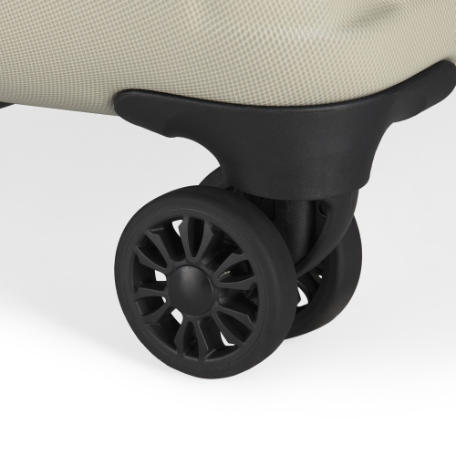 Bugatti - The Classic Hardside Carry-on Luggage with Spinner Wheels - Brown