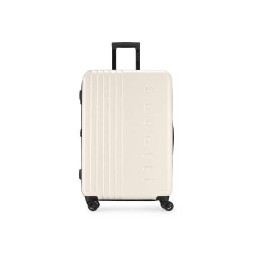 Grande valise rigide extensible The Classic de Bugatti - Blanc cassé