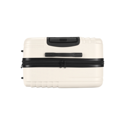 Grande valise rigide extensible The Classic de Bugatti - Blanc cassé