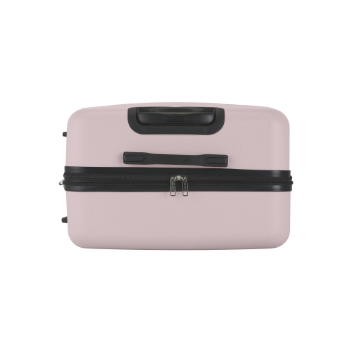 Grosse valise de cabine rigide avec extension Lisbon de Bugatti - Rose