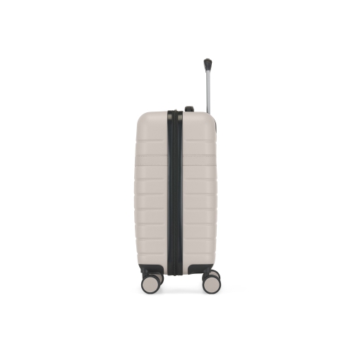 Bugatti - Lisbon Hardside Carry-on Luggage with Double Wheels - Beige