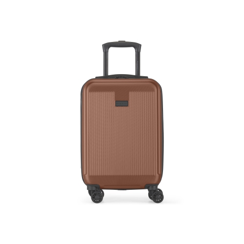 Bugatti - Singapore Hardside Carry-on with Double Wheels - Brown