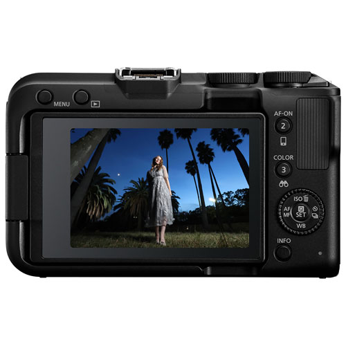 Appareil photo sans miroir R50 V de Canon avec objectif 14-30 IS STM PZ