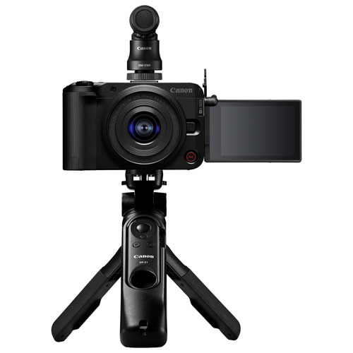 Appareil photo sans miroir R50 V de Canon avec objectif 14-30 IS STM PZ