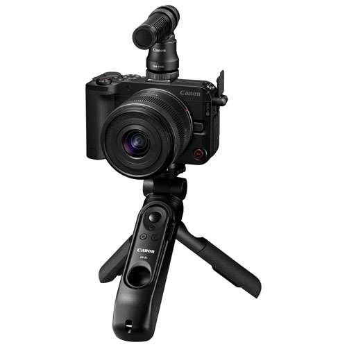 Appareil photo sans miroir R50 V de Canon avec objectif 14-30 IS STM PZ