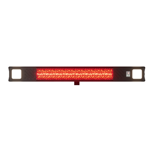Deko Living 1500W Wall Mounted Infrared Heater with Carbon Fiber Tube