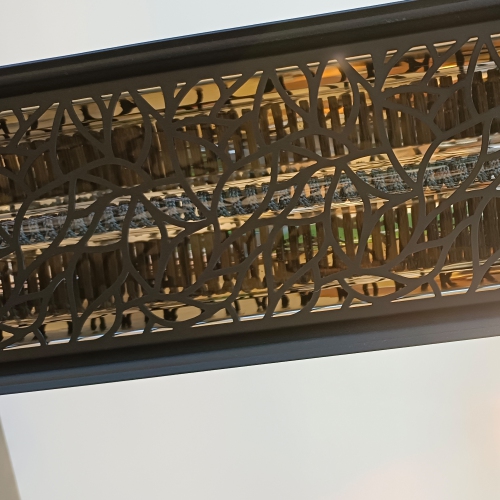 Deko Living 1500W Wall Mounted Infrared Heater with Carbon Fiber Tube