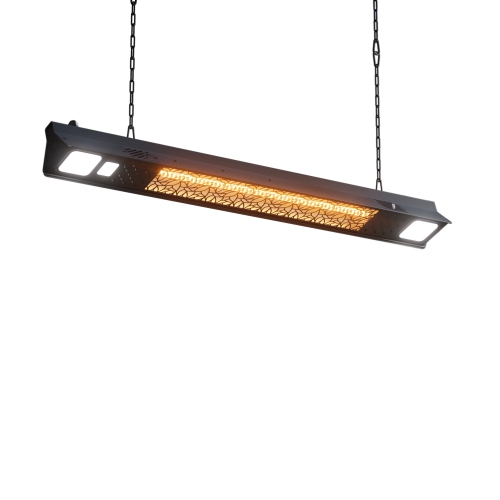 Deko Living 1500W Wall Mounted Infrared Heater with Carbon Fiber Tube