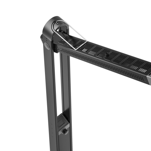 Radiateur vertical à angle réglable à infrarouges 1500&nbsp;W de Deko Living avec tube en fibre de carbone