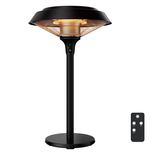 Radiateur électrique de table 1500 W de Deko Living avec tube en fibre de carbone