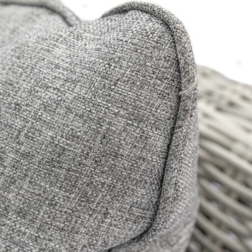 Deko Living 5 Place Seating Gray Outdoor Wicker Sofa and Sofa Chair Set with Table