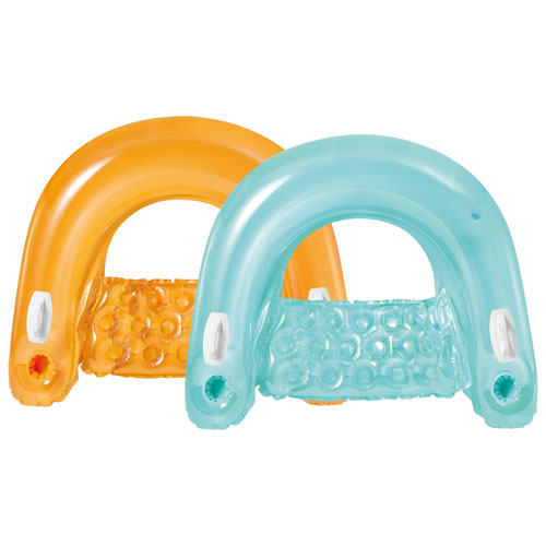 Intex Sit n' Float Inflatable Pooll Loungers - Assorted Colours - 1 Pack