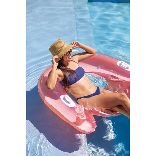 Intex Sit n' Float Inflatable Pooll Loungers - Assorted Colours - 1 Pack