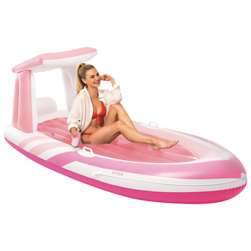 Intex Pink Paradise Boat Inflatable Float
