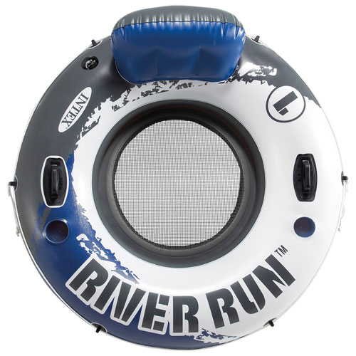 Intex River Run I Inflatable Tube with Backrest & Cup Holders