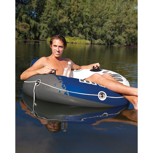 Intex River Run I Inflatable Tube with Backrest & Cup Holders