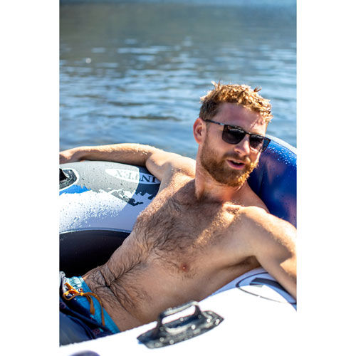 Intex River Run I Inflatable Tube with Backrest & Cup Holders