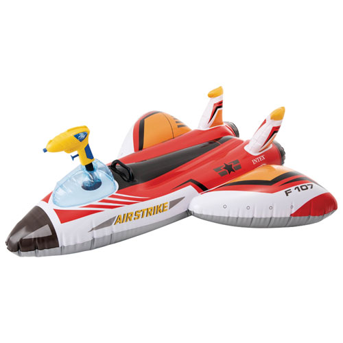 Intex Plane Ride-On Inflatable Float with Water Gun