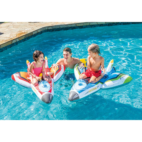 Intex Plane Ride-On Inflatable Float with Water Gun