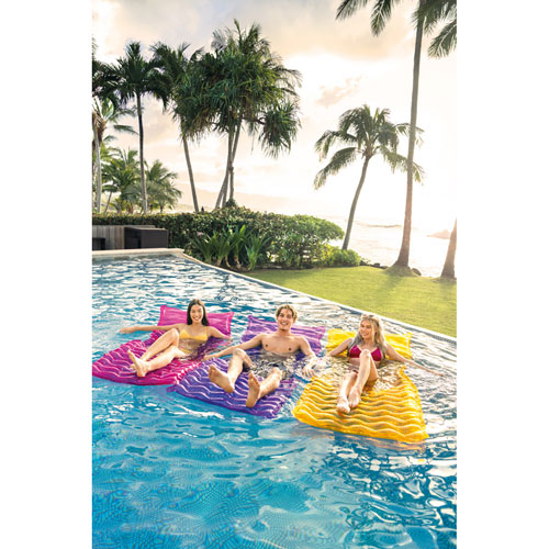 Intex Tote 'N Float Wave Mat Pool Lounger Float - Assorted Colours