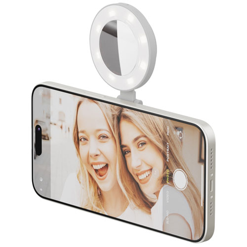 Support de lampe magnétique avec miroir SnapPocket pour téléphone intelligent de ShiftCam - Pierre