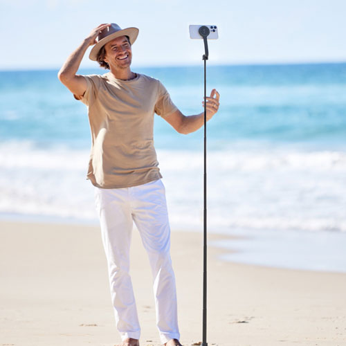 Trépied pour téléphone intelligent SnapStand Max de ShiftCam - Bleu minuit