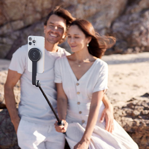 ShiftCam SnapStand Selfie Smartphone Selfie Stick/Tripod with Remote - Stone
