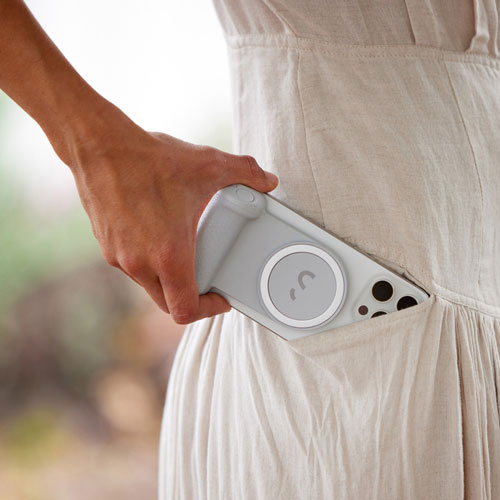 ShiftCam SnapGrip Pro Magnetic Smartphone Battery Grip - Stone