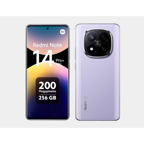 Xiaomi Redmi Note 14 Pro Plus 5G 256GB ROM 8GB RAM Dual SIM GSM Unlocked - Lavender Purple
