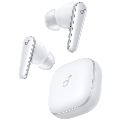 Écouteurs boutons 100 % sans fil à suppression du bruit Liberty 5 Soundcore par Anker - Blanc
