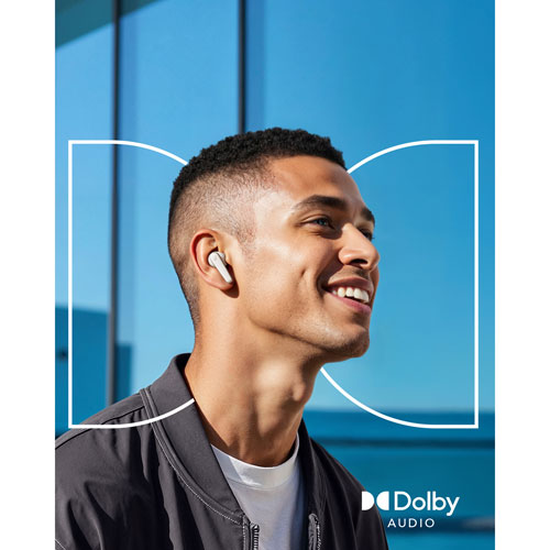 Écouteurs boutons 100 % sans fil à suppression du bruit Liberty 5 Soundcore par Anker - Blanc