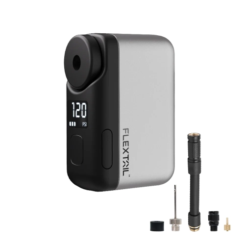 Tiny Bike Pump Pro - 120 PSI High Pressure and LED Display Electric Bike Pump