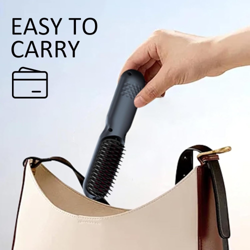 Wireless hair straightener, negative ions, no hair damage, portable mini curling iron, rechargeable hair straightener - ceramic teeth, anti-frizz